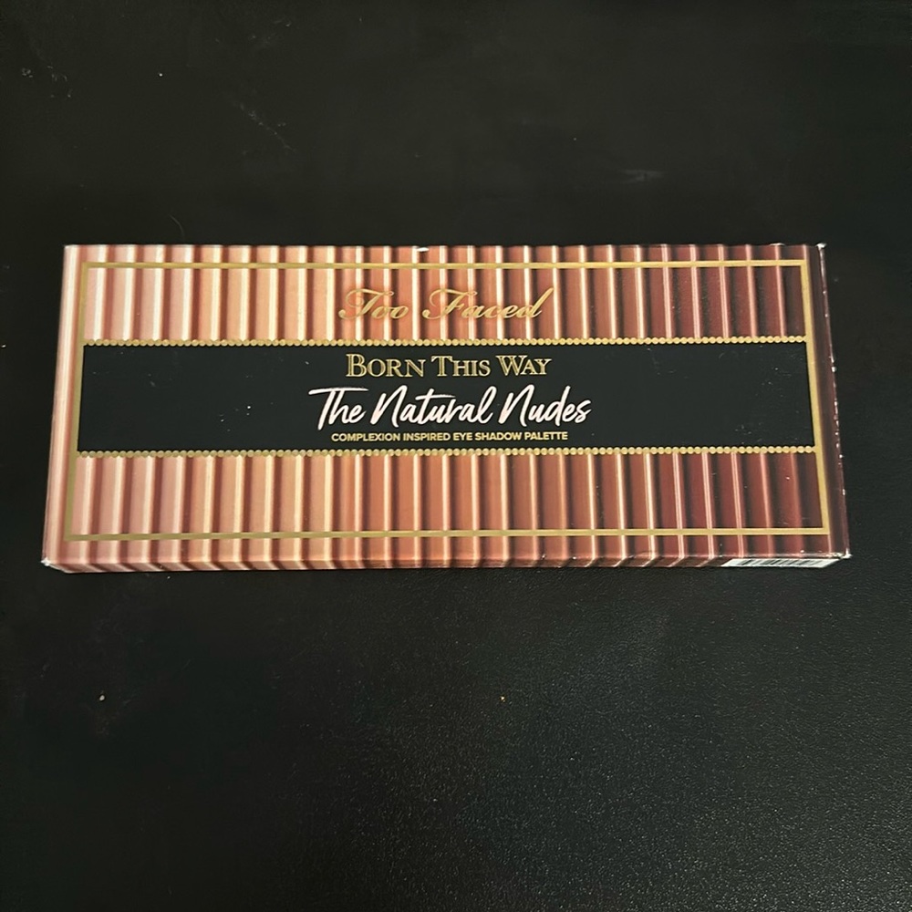 BNIB Too Faced The Natural Nudes eyeshadow palette.